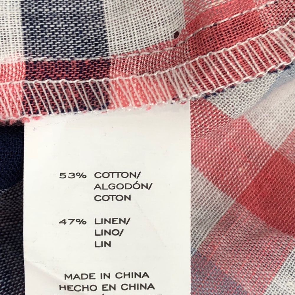 G.H. Bass & Co Sleeveless Plaid Top Size S - Picture 5 of 8